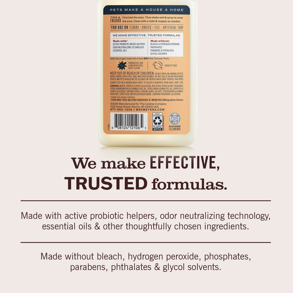Effective Orange Blossom Pet Stain & Odor Fighter