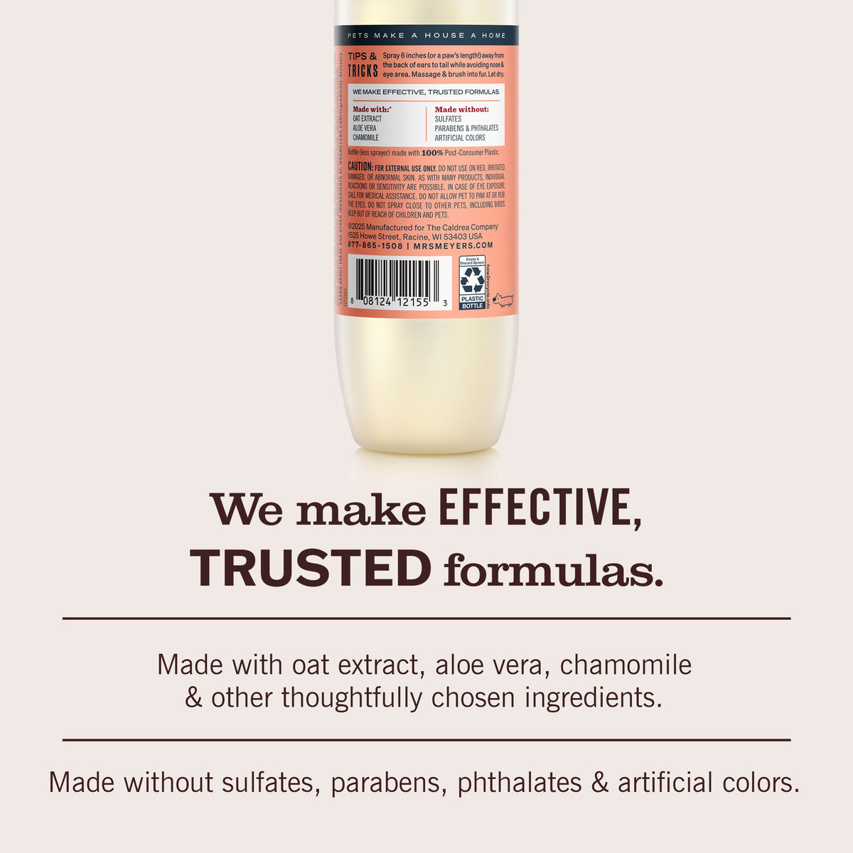 Refreshing White Peach Dog Deodorizing Spritz