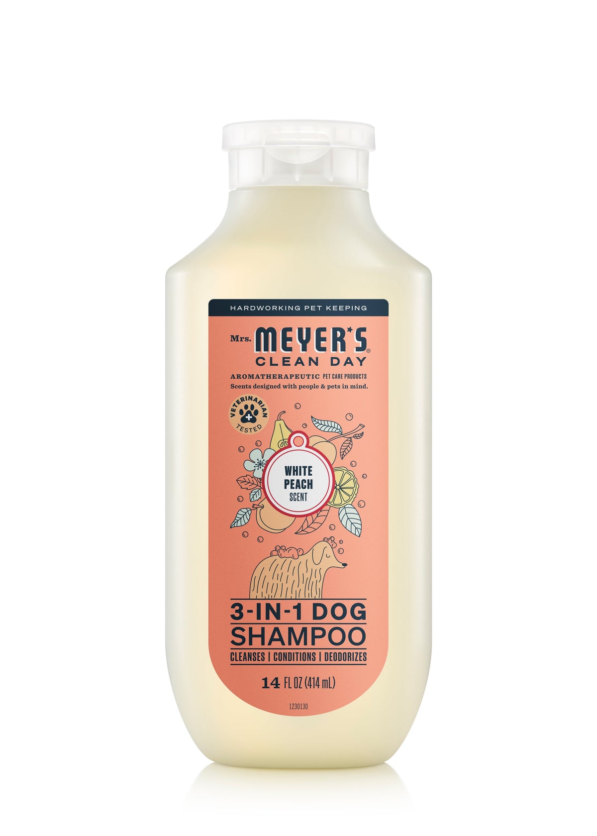 Gentle White Peach 3-in-1 Dog Shampoo