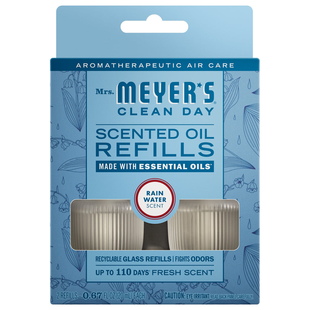 Convenient Rain Water Plug In Scented Oil Refill, 2-Pack