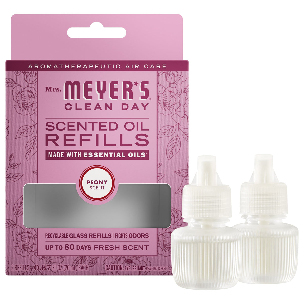 Convenient Peony Plug In Scented Oil Refill, 2-Pack