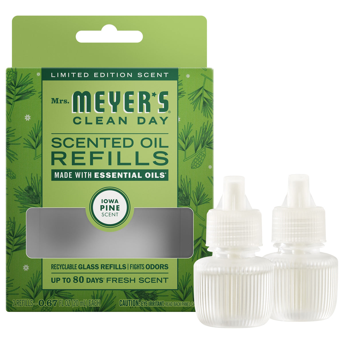 Convenient Iowa Pine Plug In Scented Oil Refill, 2-Pack