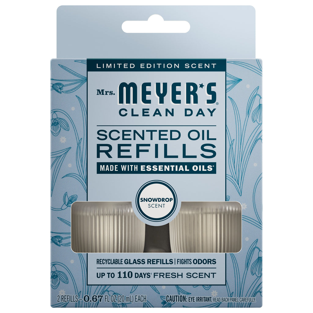 Convenient Snowdrop Plug In Scented Oil Refill, 2-Pack