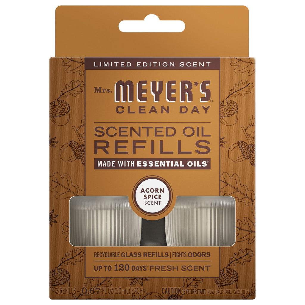 Convenient Acorn Spice Plug In Scented Oil Refill, 2-Pack