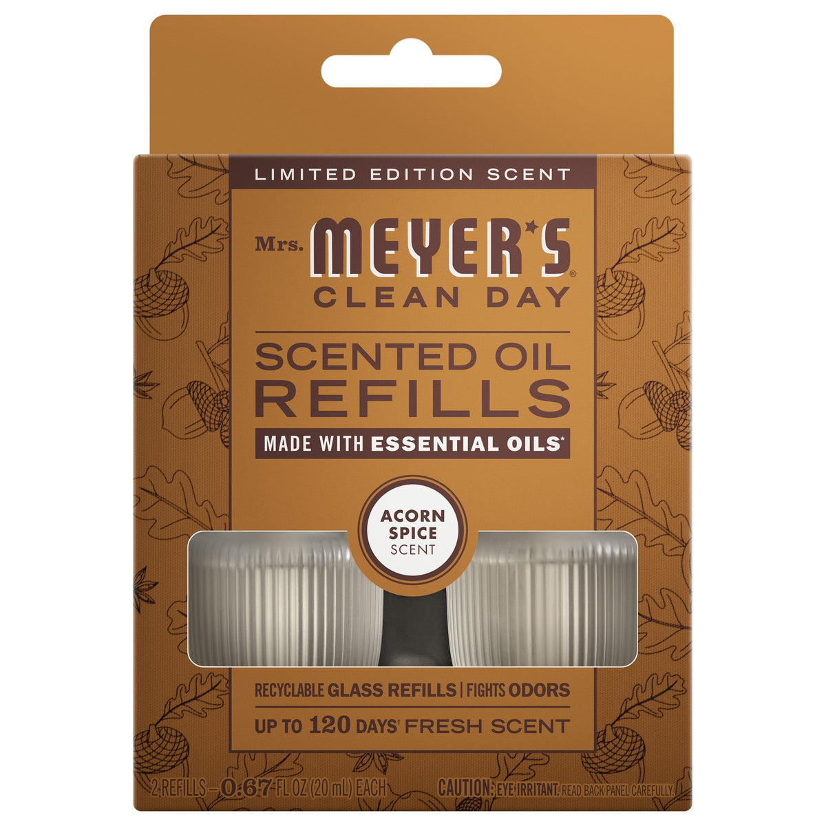 Convenient Acorn Spice Plug In Scented Oil Refill, 2-Pack
