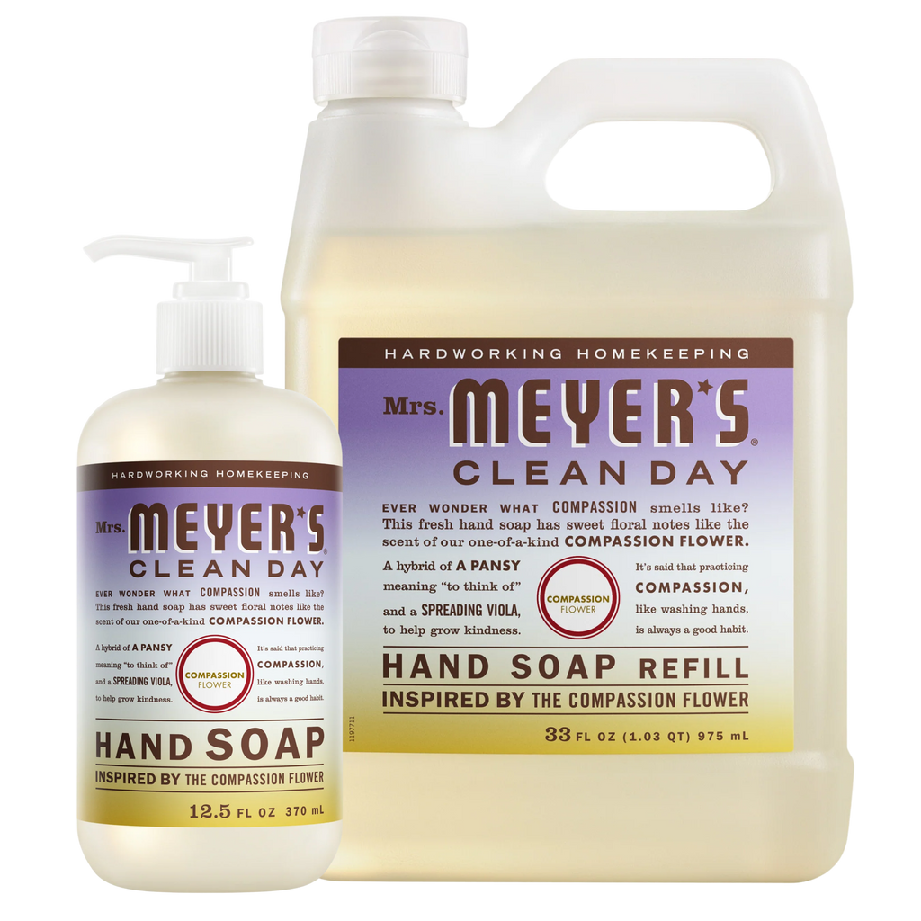 Gentle Compassion Flower Liquid Hand Soap & Refill Set