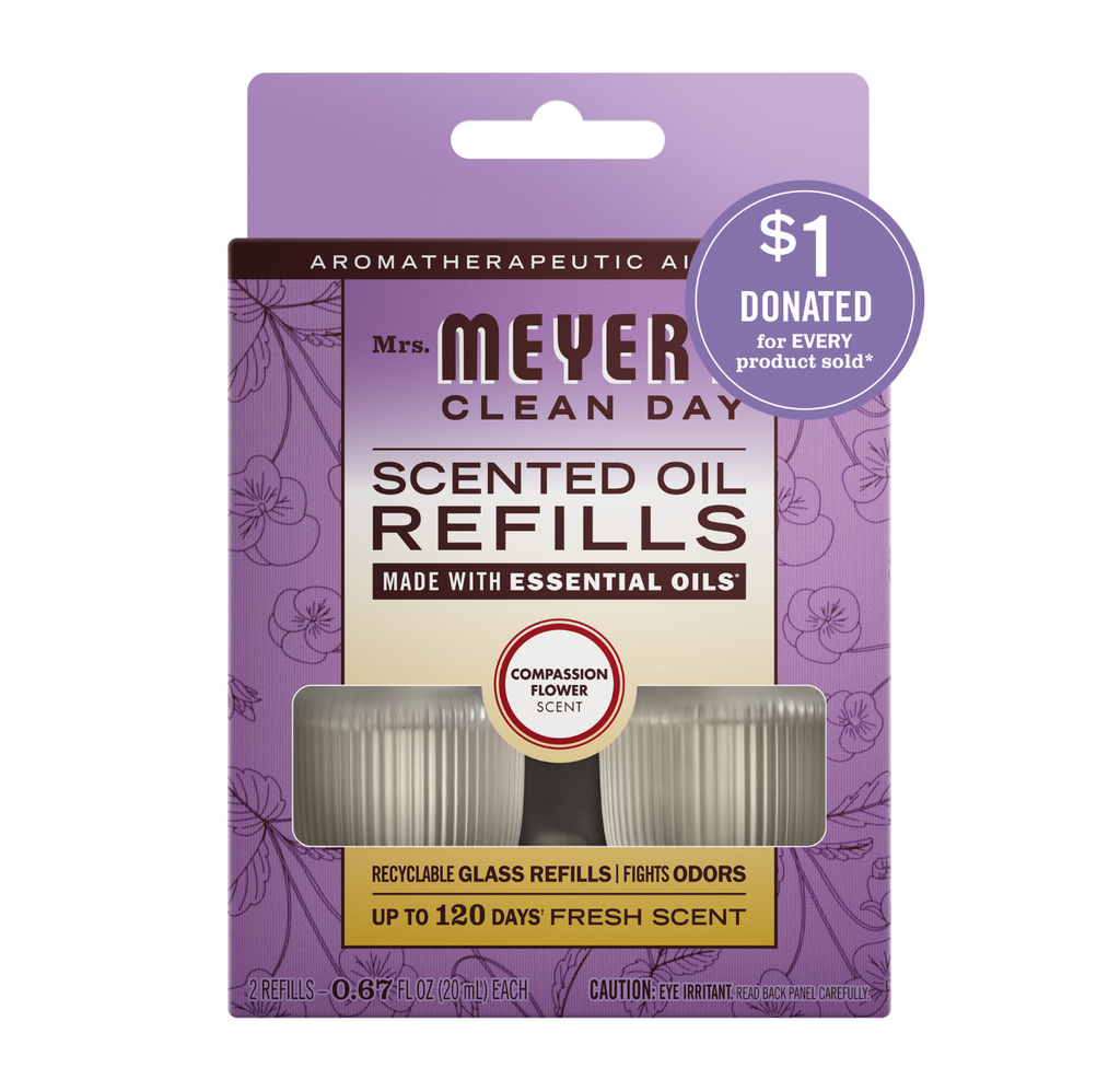 Convenient Compassion Flower Plug In Scented Oil Refill, 2-Pack