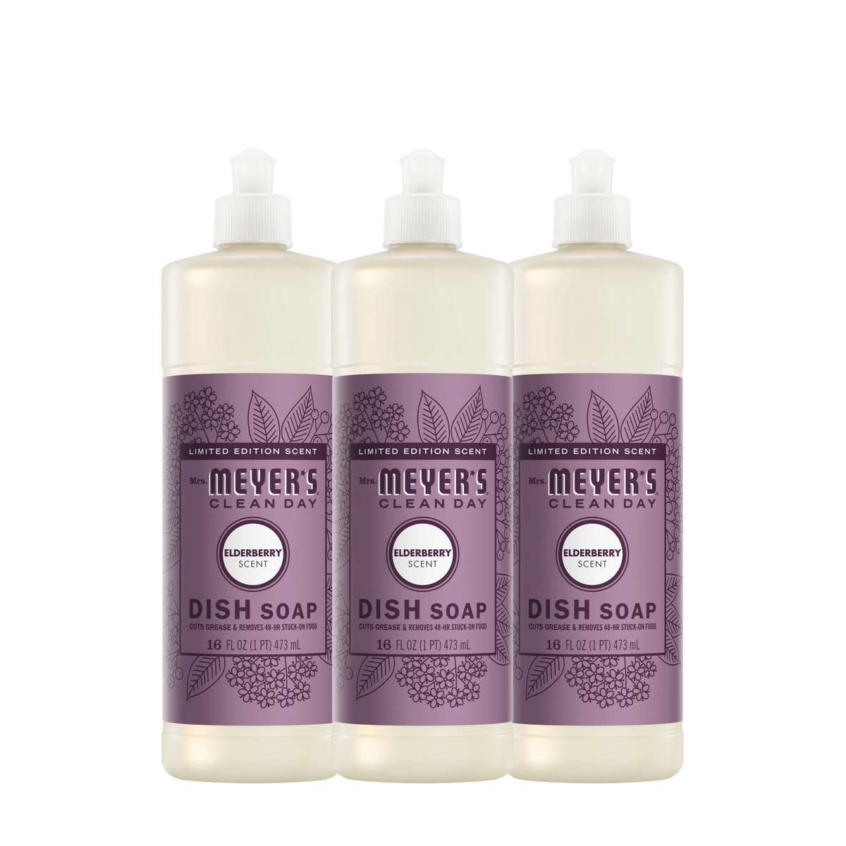 Effective Elderberry Dish Soap 3-count Bundle