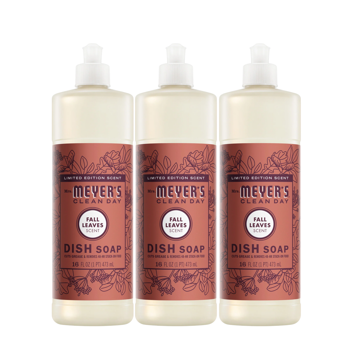 Effective Fall Leaves Dish Soap 3-count Bundle