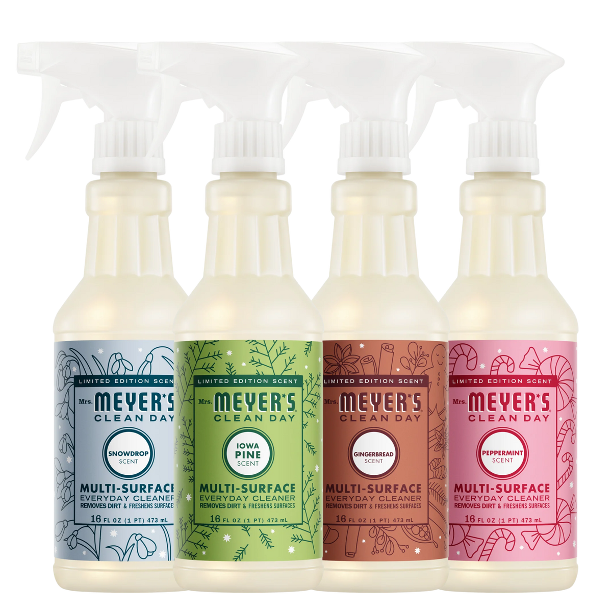 Versatile Holiday Seasonal Multi-Surface Everyday Cleaner Collection