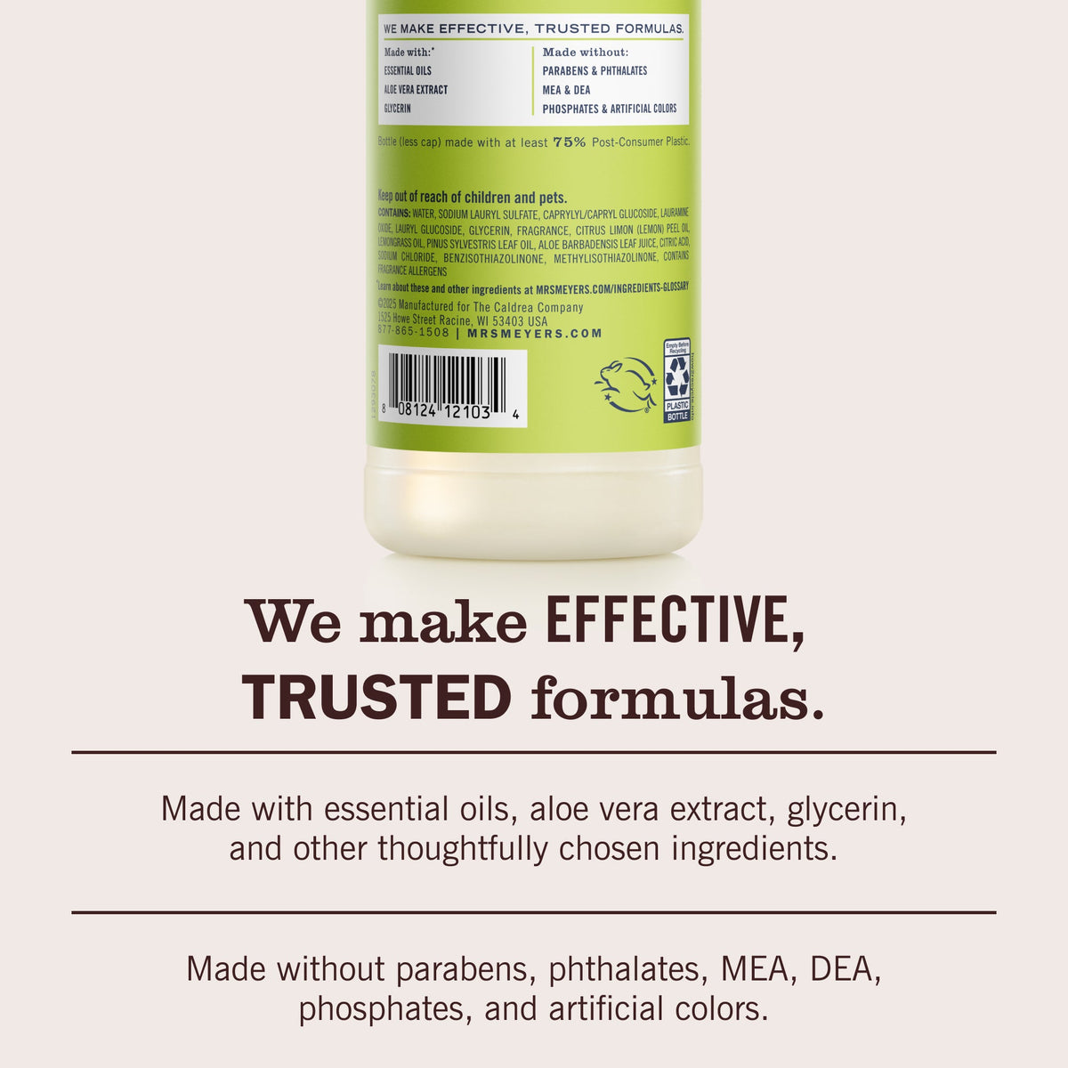 Effective Lemon Verbena Dish Soap