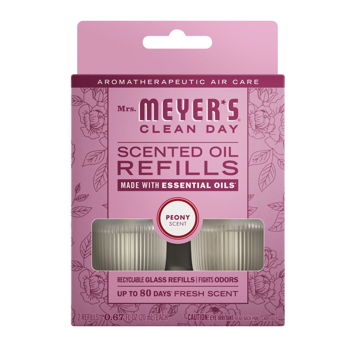 Convenient Peony Plug In Scented Oil Refill, 2-Pack