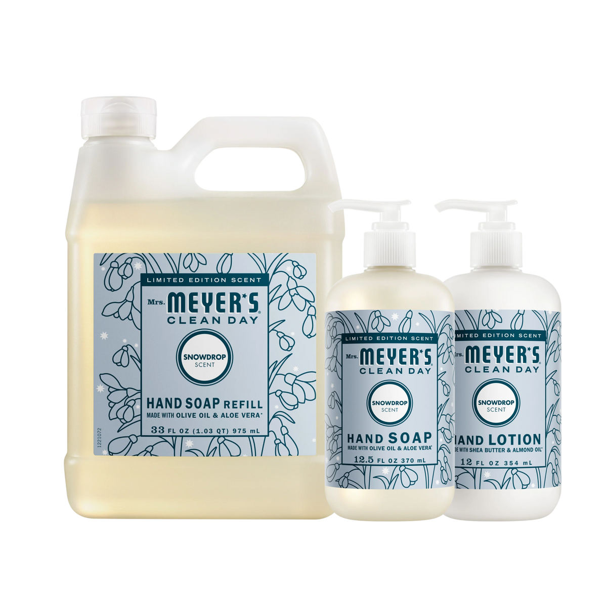 Curated Snowdrop Hand Care 3-Count Bundle