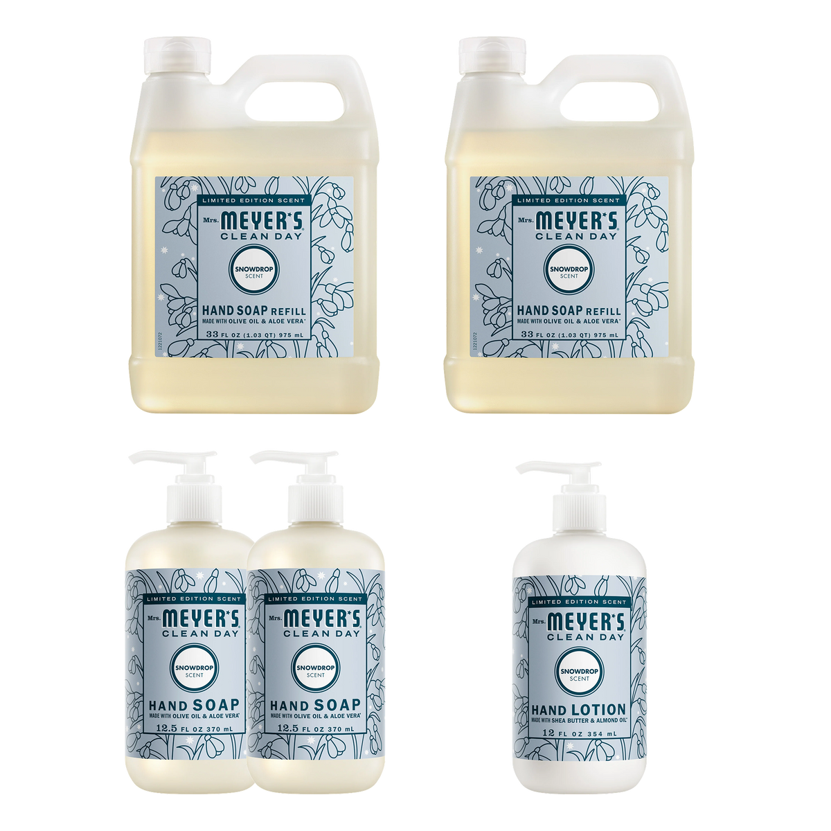 Curated Snowdrop Hand Care Plus 5-Count Bundle