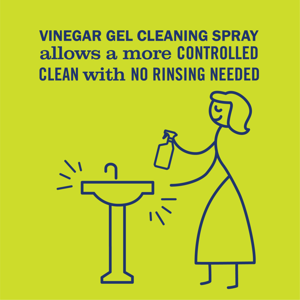 Fresh Lemon Verbena Vinegar Gel Cleaning Spray