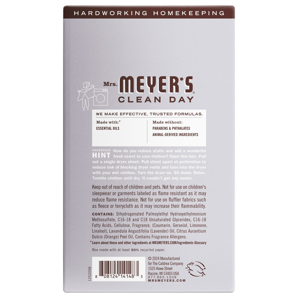 Freshening Lavender Dryer Sheets