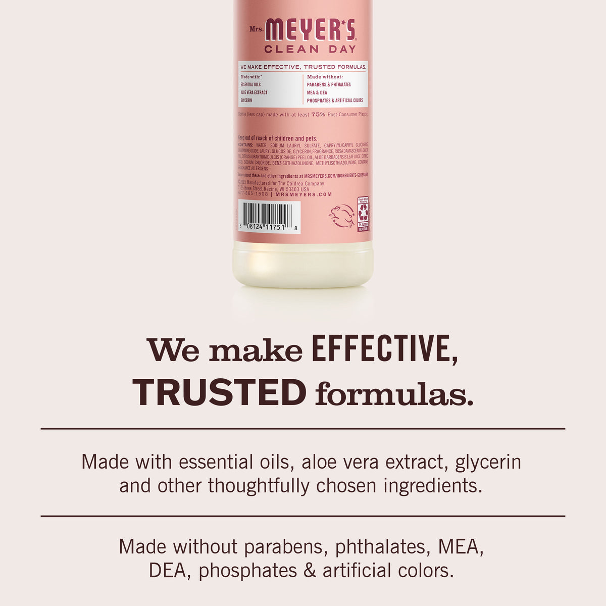 Effective Rose Dish Soap 3-count Bundle