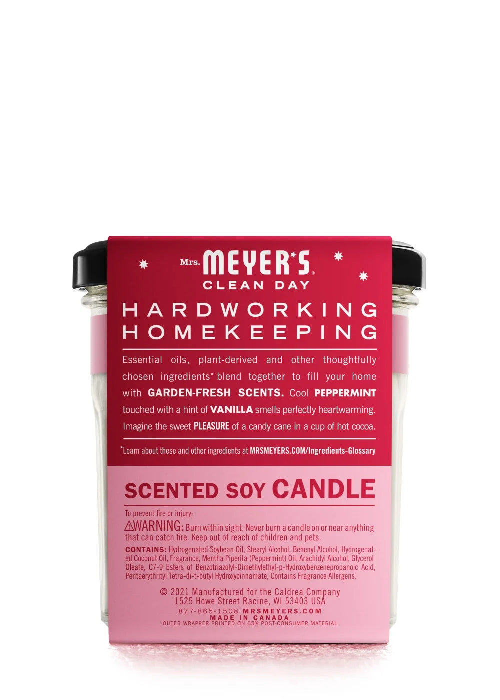 Inviting Peppermint Soy Candle Large
