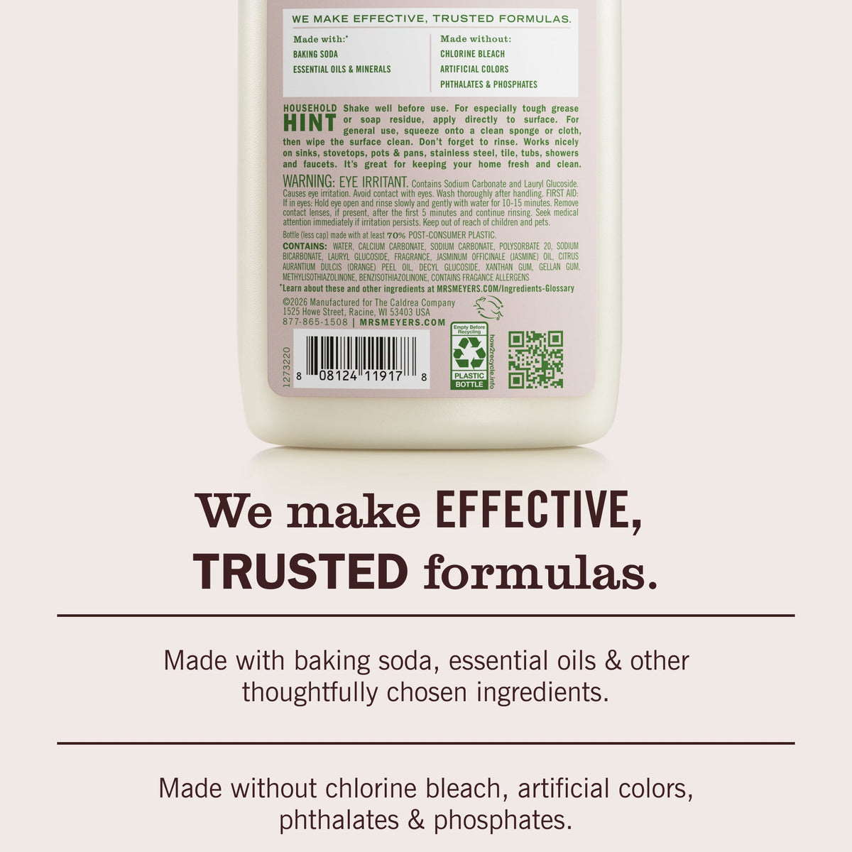 Fresh Apple Blossom Baking Soda Cream Cleaner