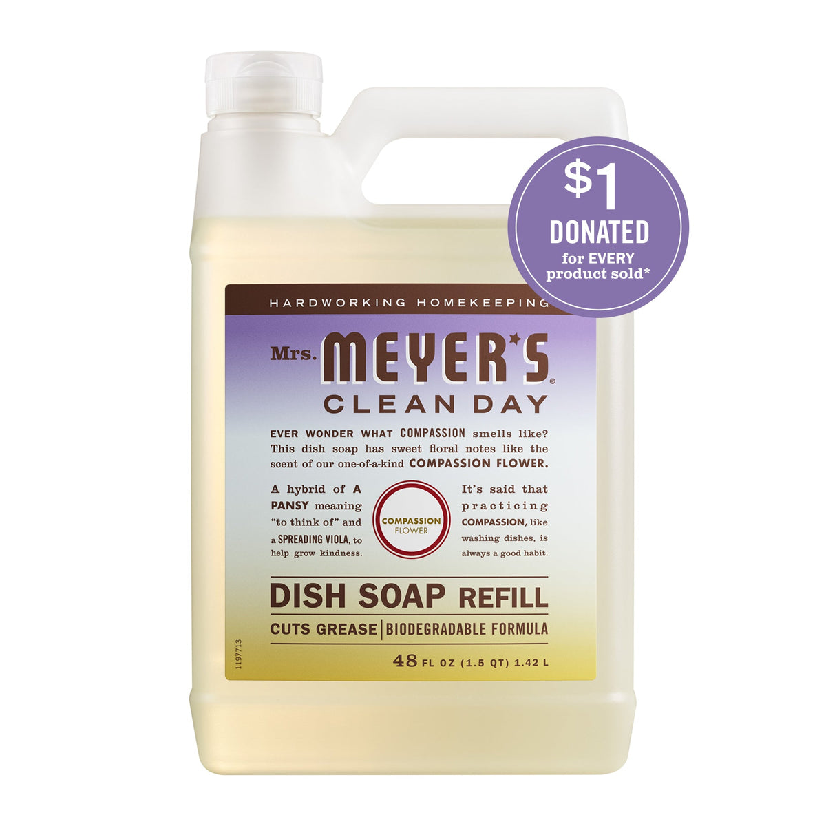Effective Compassion Flower Dish Soap Refill