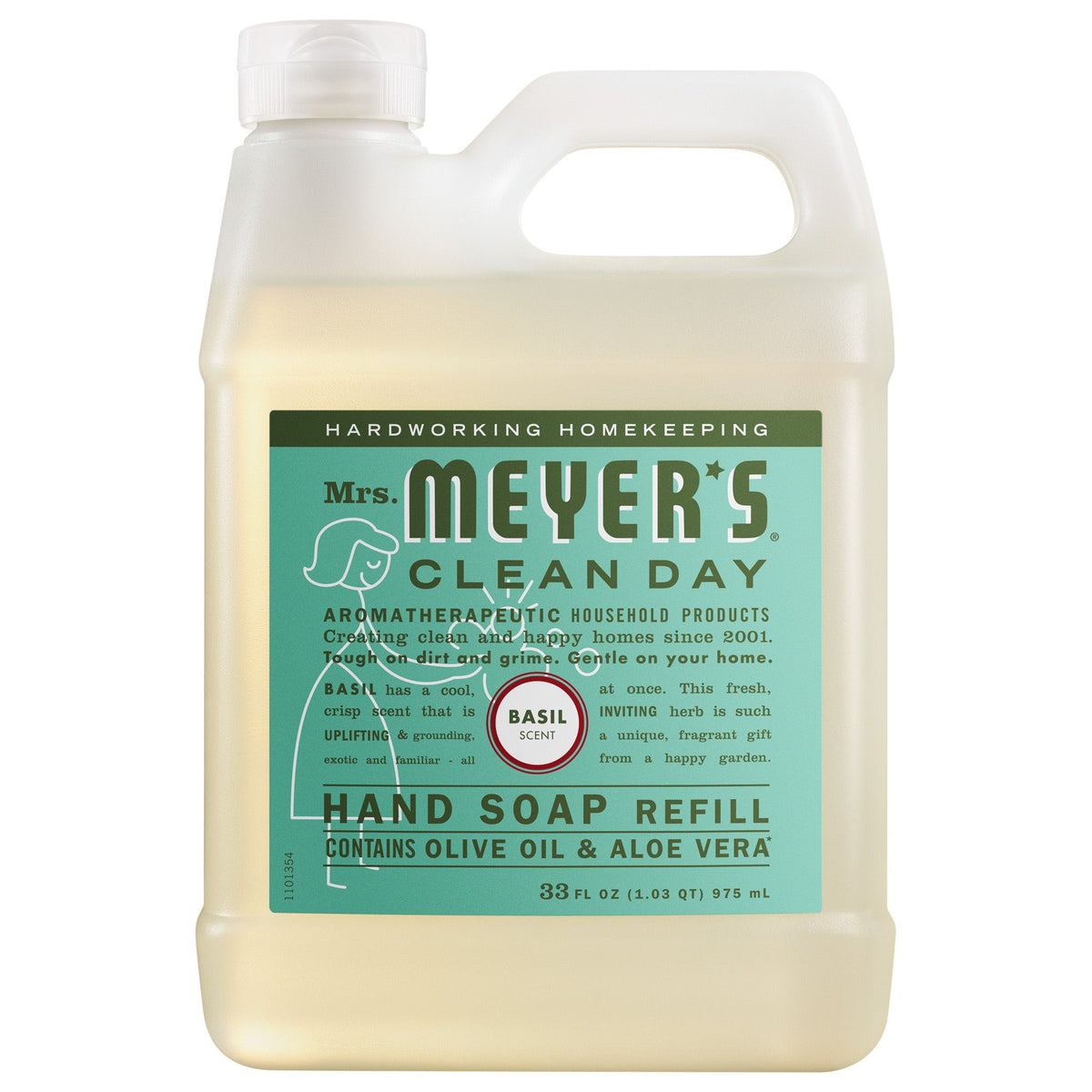 Gentle Basil Liquid Hand Soap Refill