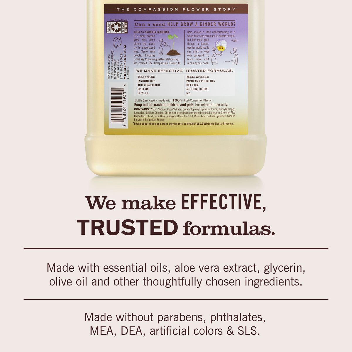 Gentle Compassion Flower Liquid Hand Soap Refill