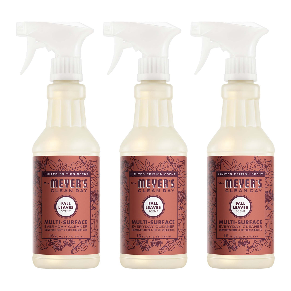 Versatile Fall Leaves Multi-Surface Everyday Cleaner 3-count Bundle