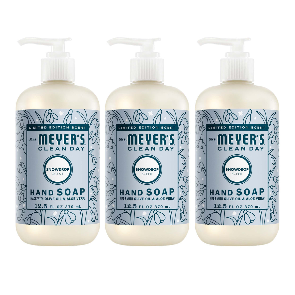 Gentle Snowdrop Liquid Hand Soap 3-count Bundle