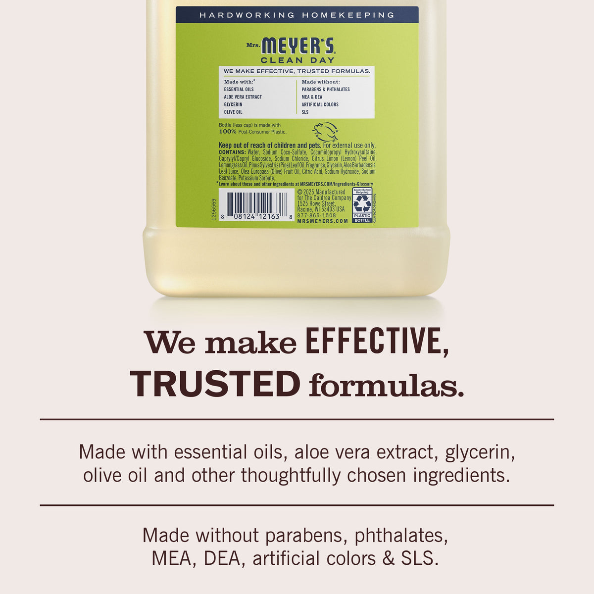 Gentle Lemon Verbena Liquid Hand Soap Refill