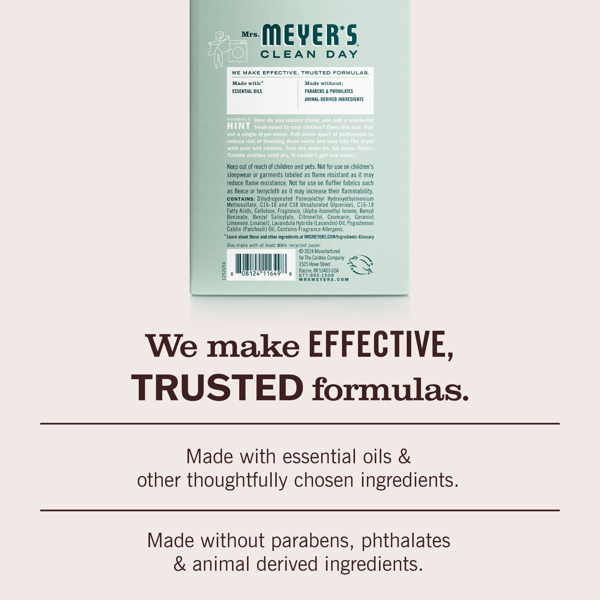 Freshening Birchwood Dryer Sheets