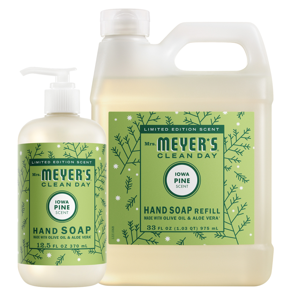 Gentle Iowa Pine Liquid Hand Soap & Refill Set