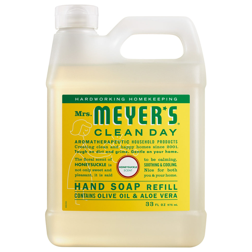 Gentle Honeysuckle Liquid Hand Soap & Refill Set