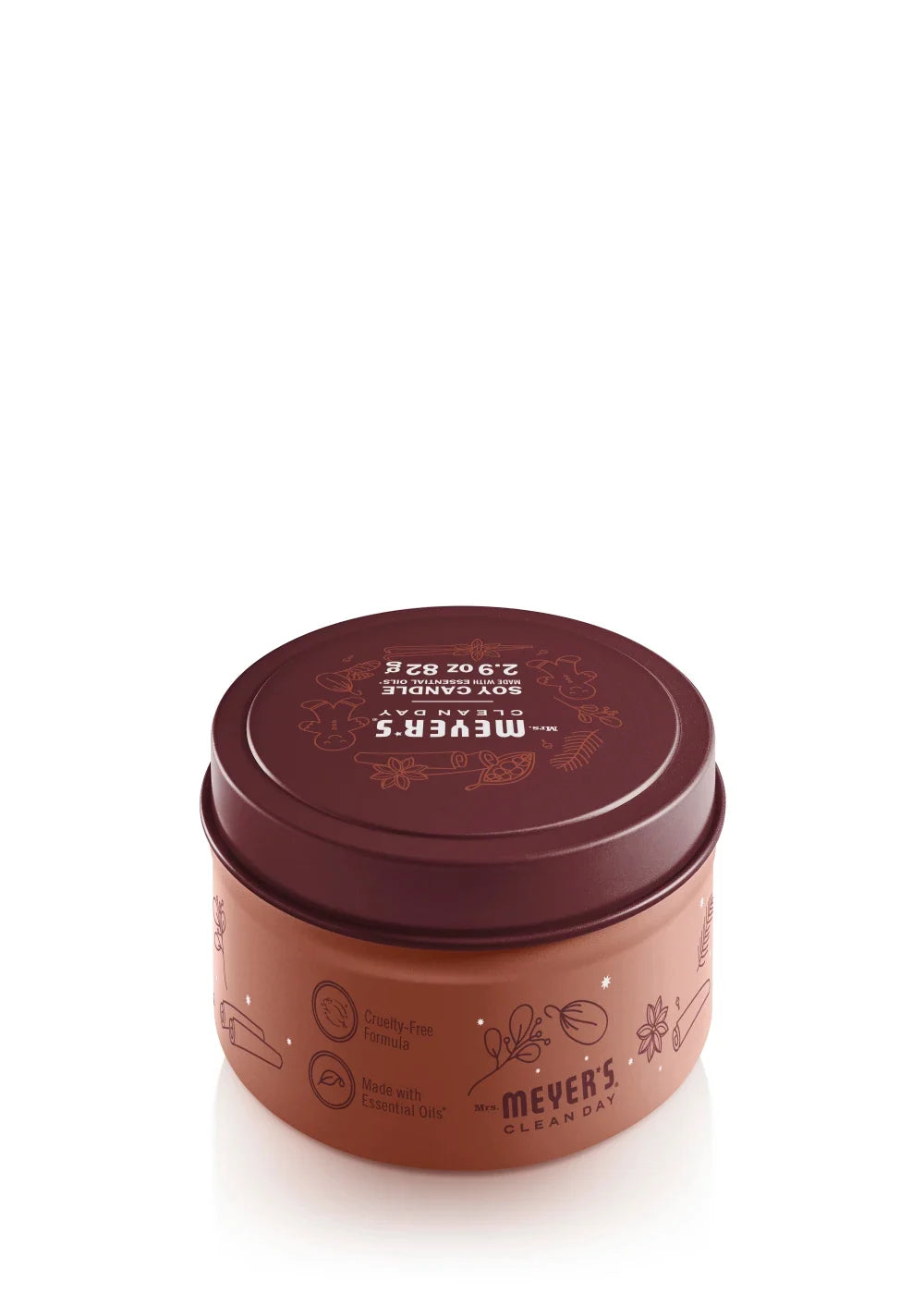 Inviting Gingerbread Tin Candle