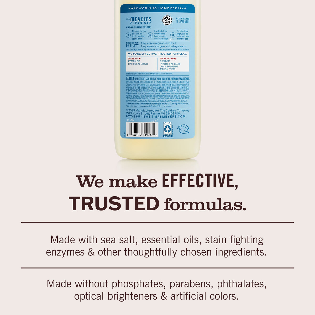 Effective Rain Water Ultra Concentrated Laundry Detergent
