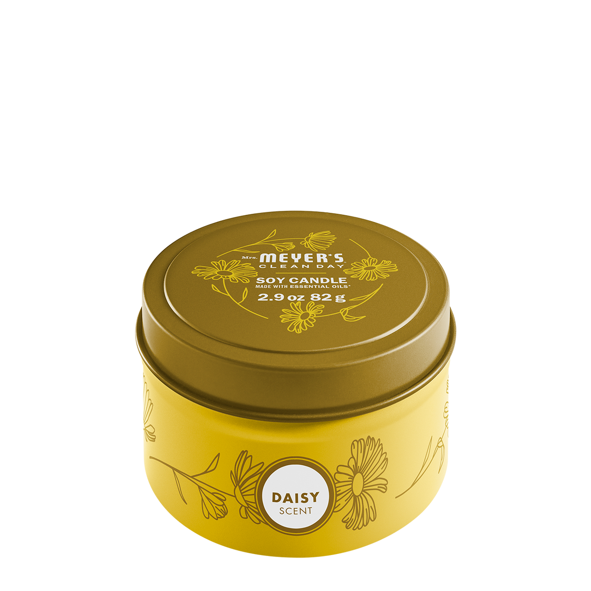 Inviting Daisy Tin Candle