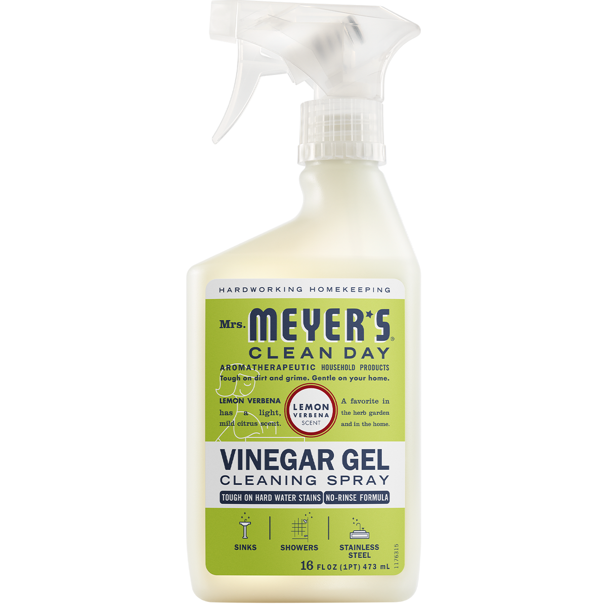 Fresh Lemon Verbena Vinegar Gel Cleaning Spray