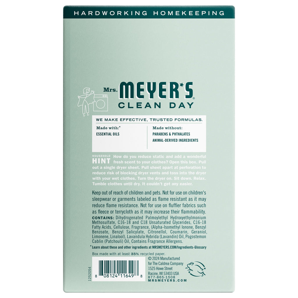 Freshening Birchwood Dryer Sheets