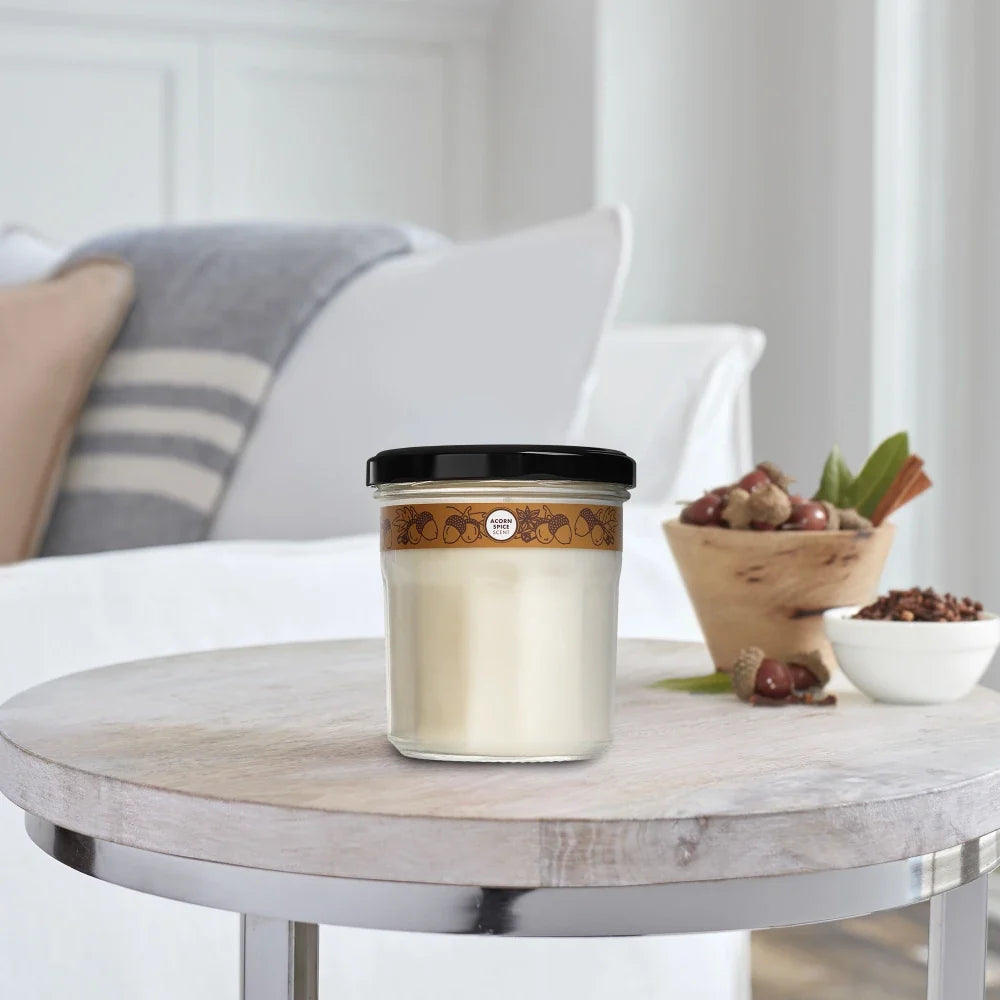 Inviting Acorn Spice Soy Candle Large