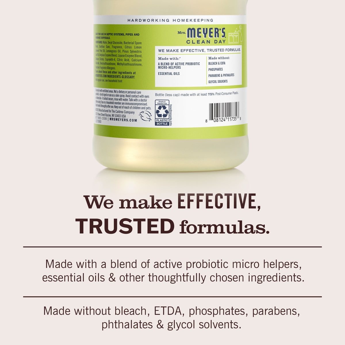 Targeted Lemon Verbena Probiotic Drain Maintenance