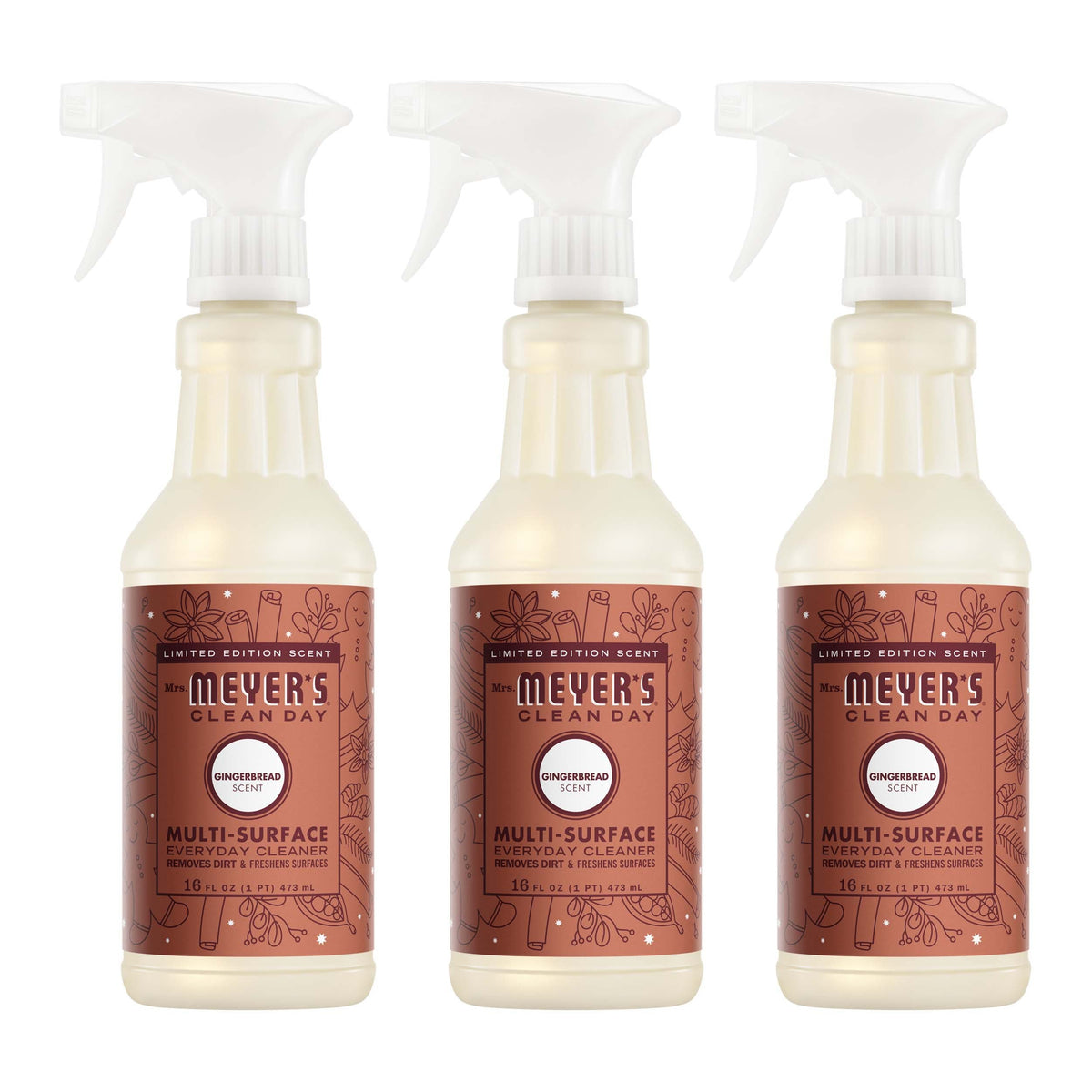 Versatile Gingerbread Multi-Surface Everyday Cleaner 3-count Bundle