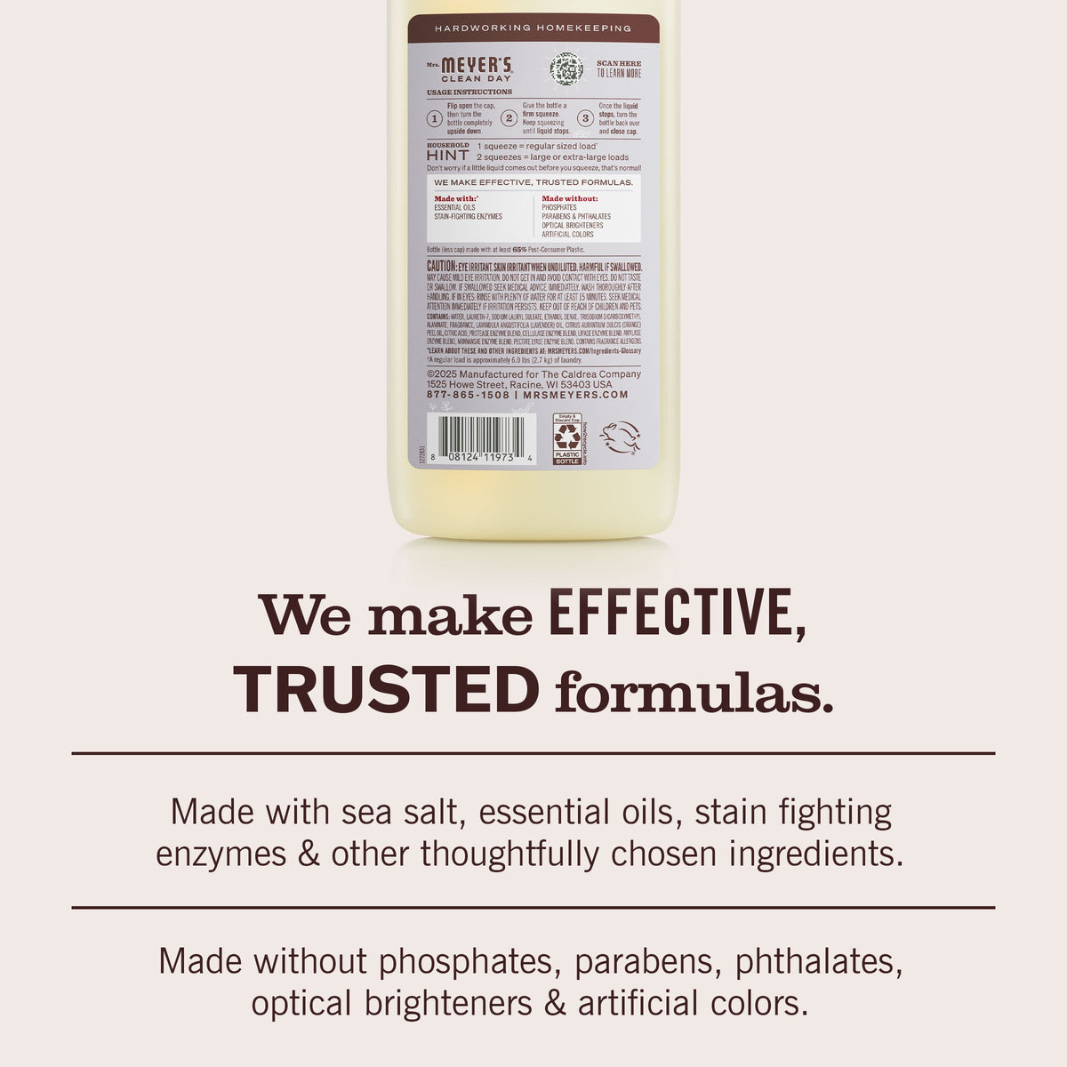 Effective Lavender Ultra Concentrated Laundry Detergent