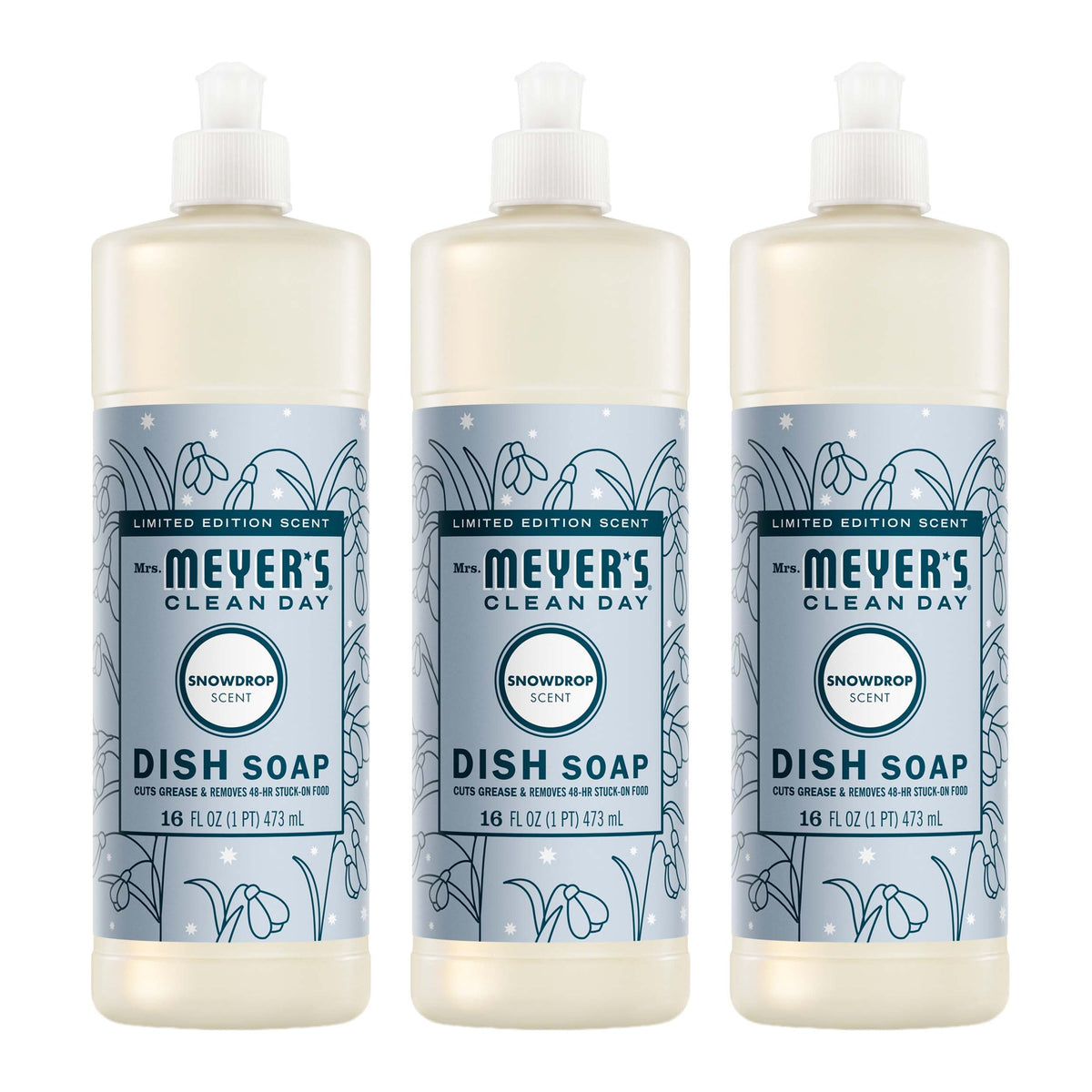 Effective Snowdrop Dish Soap 3-count Bundle