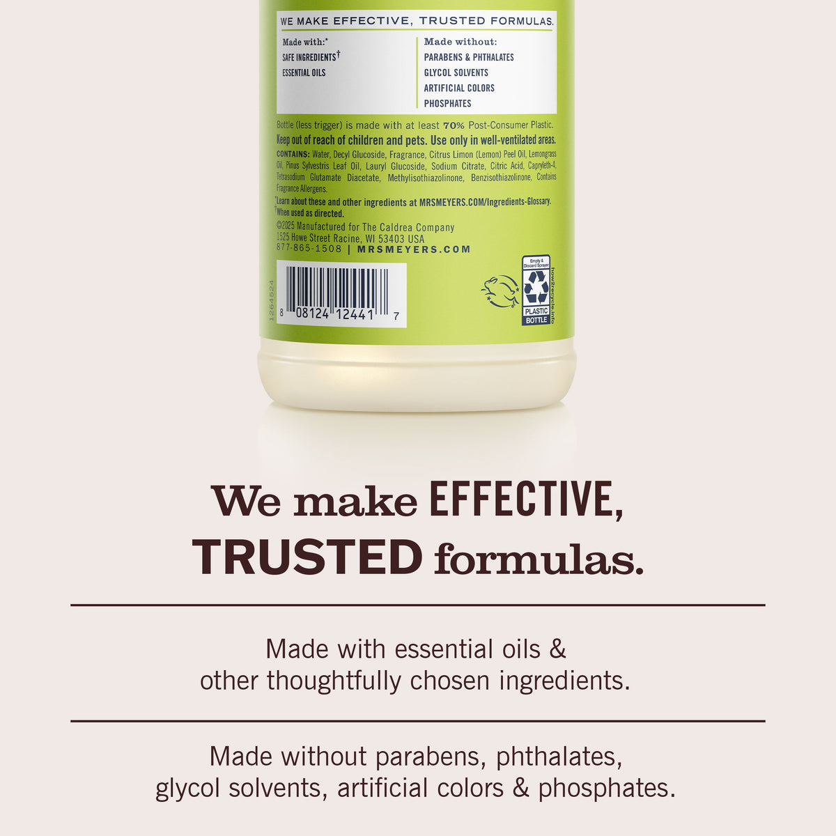 Versatile Lemon Verbena Multi-Surface Everyday Cleaner