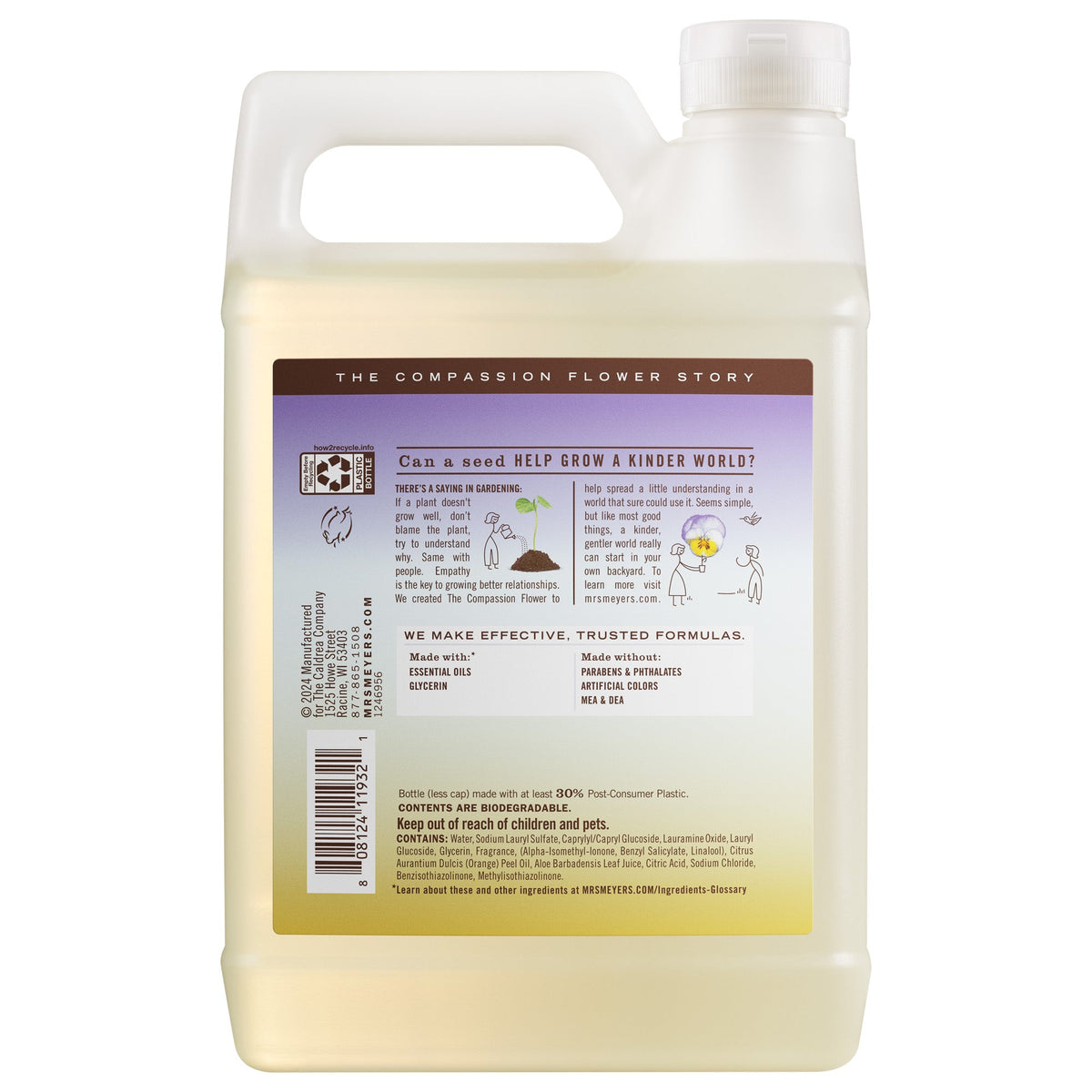 Effective Compassion Flower Dish Soap Refill