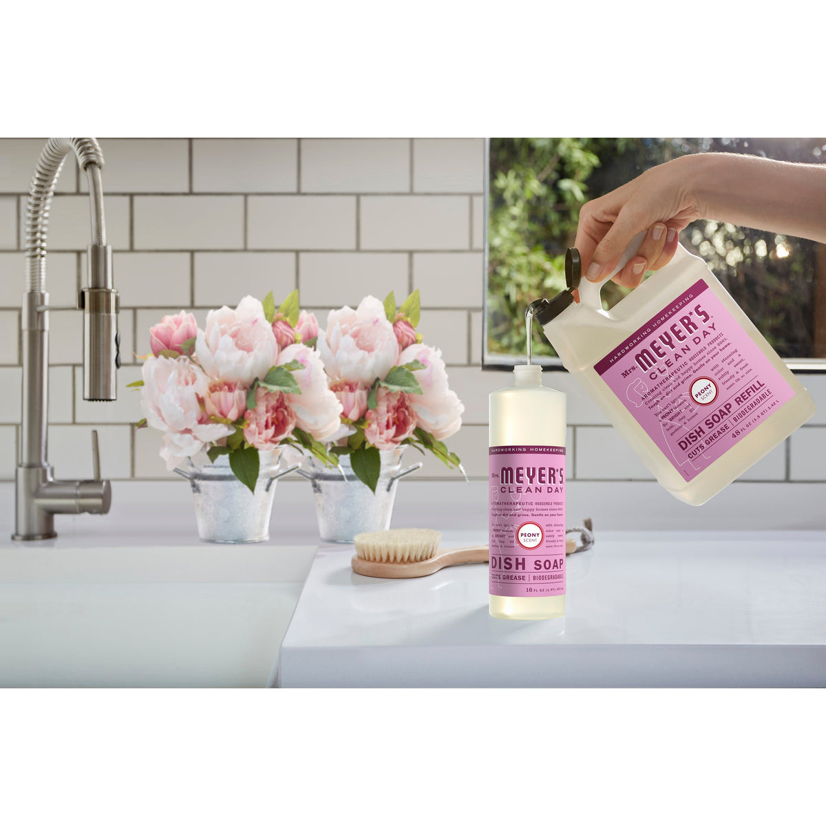 Effective Peony Dish Soap Refill