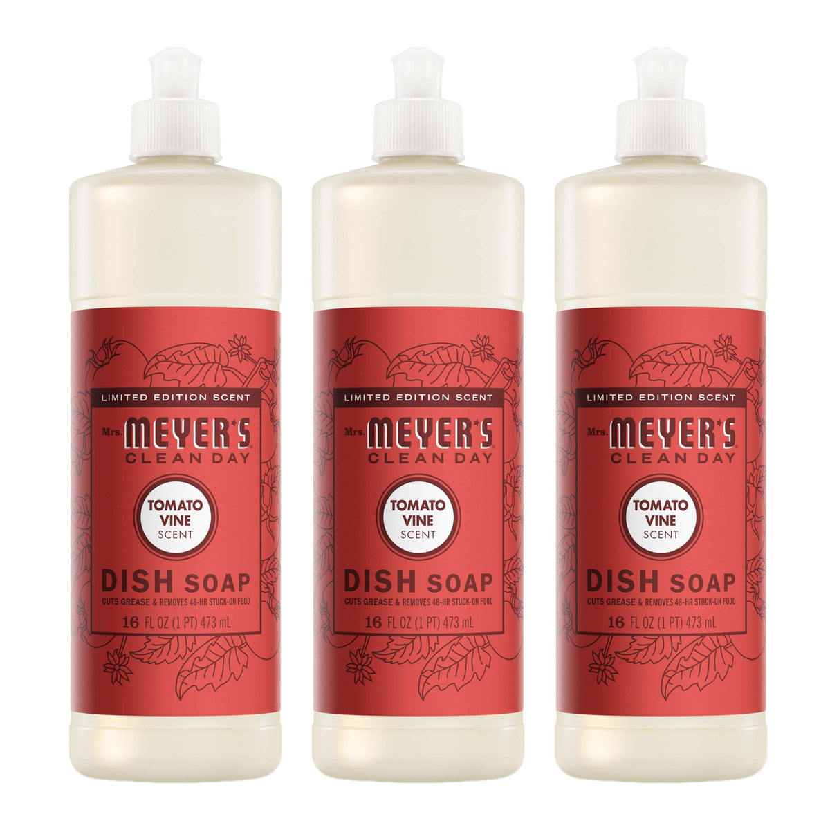 Effective Tomato Vine Dish Soap 3-count Bundle