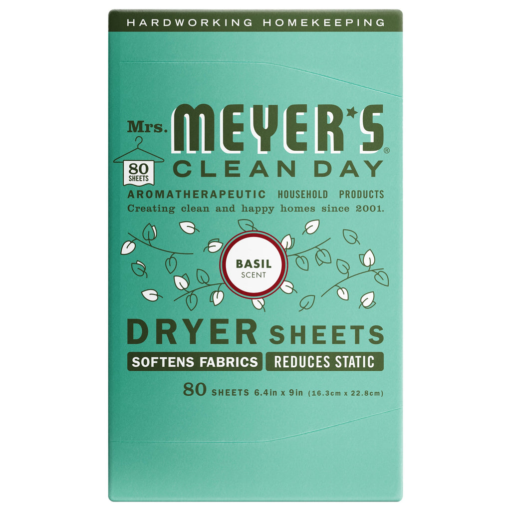 Freshening Basil Dryer Sheets