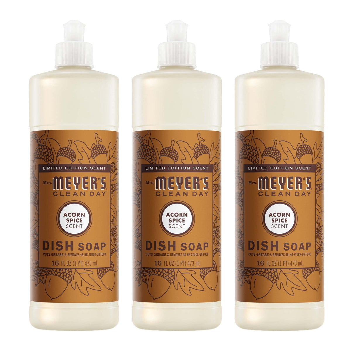 Effective Acorn Spice Dish Soap 3-count Bundle
