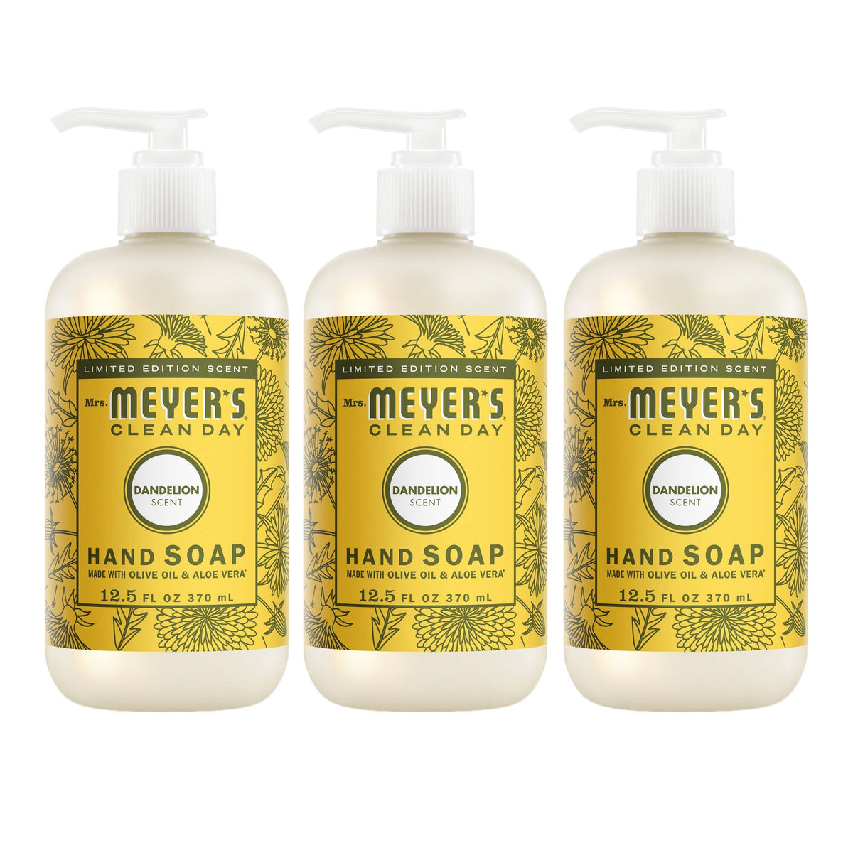 Gentle Dandelion Liquid Hand Soap 3-count Bundle