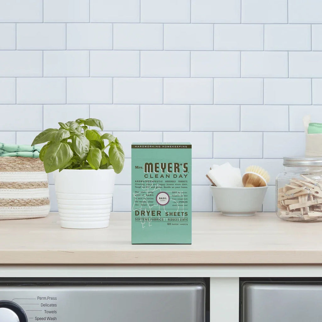 Freshening Basil Dryer Sheets